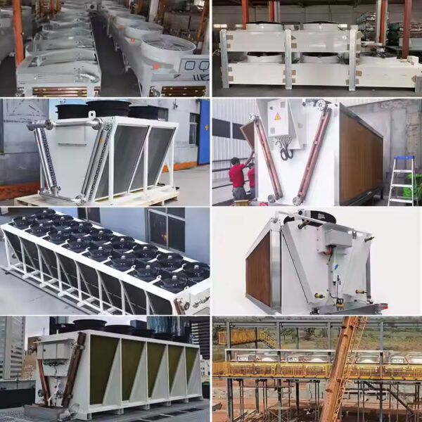 V Type Dry Cooler Flat Type Dry Cooler Air Cooler Evaporator Customized Processing Data Center - Image 6