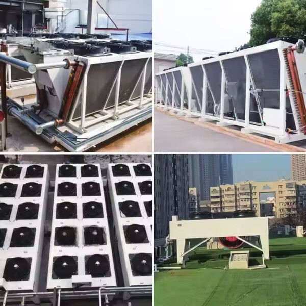 V Type Dry Cooler Flat Type Dry Cooler Air Cooler Evaporator Customized Processing Data Center - Image 7